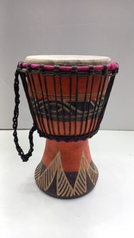 Drum (Djembe) Size Height 26cm X Top Diameter 17cm