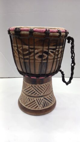 Drum (Djembe) Size Height 26cm X Top Diameter 17cm