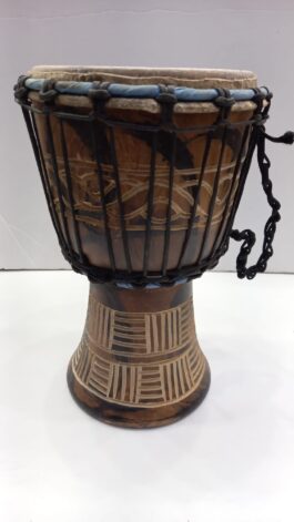 Drum (Djembe) Size Height 26cm X Top Diameter 17cm