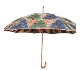 African Wax Print Umbrella