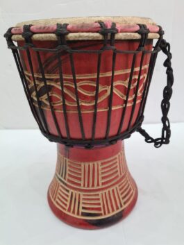 Drum (Djembe) Size Height 26cm X Top Diameter 17cm