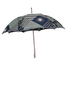 African Wax Print Umbrella