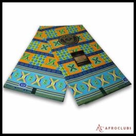 African Wax Print Kente Design 6 Yard