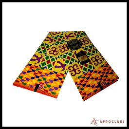 African Wax Print Kente Design 6 Yard