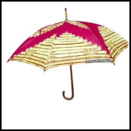 African Wax Print Umbrella