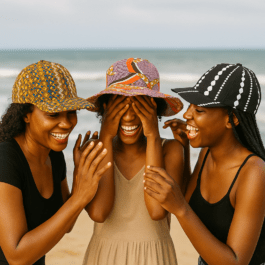 African Wax Print Cap