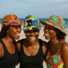 African Wax Print Cap