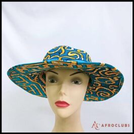 African Wax Print Floppy Cap