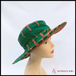 African Wax Print Floppy Cap