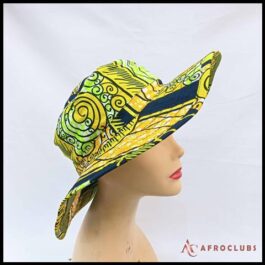 African Wax Print Floppy Cap