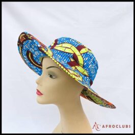 African Wax Print Floppy Cap