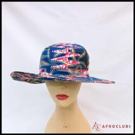 African Wax Print Floppy Cap