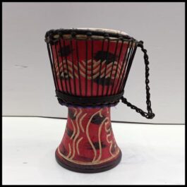 Wooden Drum (Djembe) Size : H-26cm X W-14cm X L-12.5