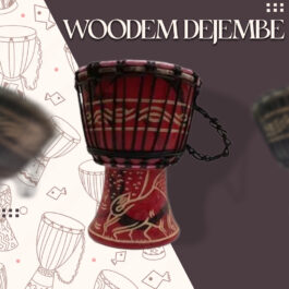 Drum (Djembe) Size Height 26cm X Top Diameter 17cm