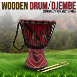 Drum (Djembe) Size Height 26cm X Top Diameter 17cm