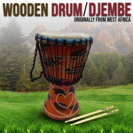 Drum (Djembe) Size Height 26cm X Top Diameter 17cm