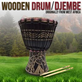 Drum (Djembe) Size Height 26cm X Top Diameter 17cm