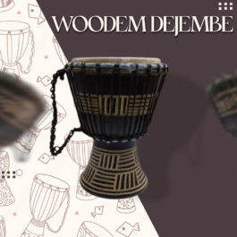 Drum (Djembe) Size Height 26cm X Top Diameter 17cm