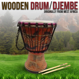 Drum (Djembe) Size Height 26cm X Top Diameter 17cm