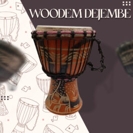 Drum (Djembe) Size Height 26cm X Top Diameter 17cm