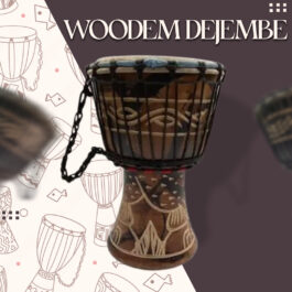 Drum (Djembe) Size Height 26cm X Top Diameter 17cm