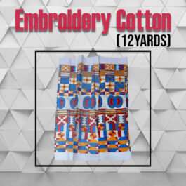 Embroidery cotton  Meba Wo Abrokyere 6 Yards