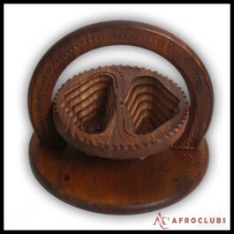 Carved Wooden Fruit Tray