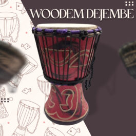 Drum (Djembe) Size Height 26cm X Top Diameter 17cm