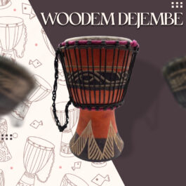 Drum (Djembe) Size Height 26cm X Top Diameter 17cm