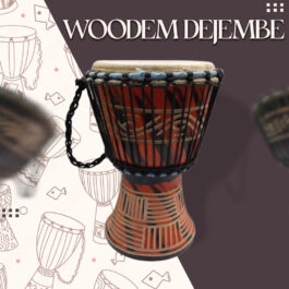 Drum (Djembe) Size Height 26cm X Top Diameter 17cm