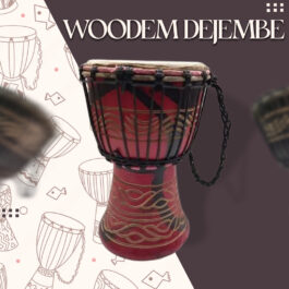 Drum (Djembe) Size Height 26cm X Top Diameter 17cm