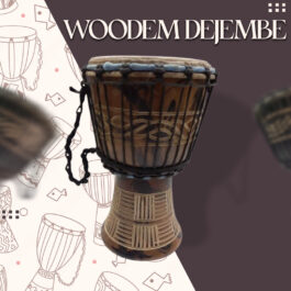 Drum (Djembe) Size Height 26cm X Top Diameter 17cm