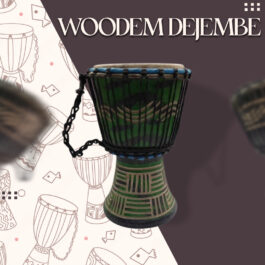 Drum (Djembe) Size Height 26cm X Top Diameter 17cm