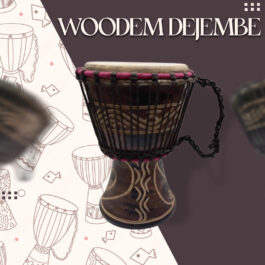 Drum (Djembe) Size Height 26cm X Top Diameter 17cm