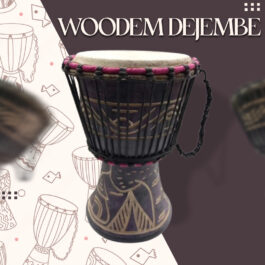 Drum (Djembe) Size Height 26cm X Top Diameter 17cm