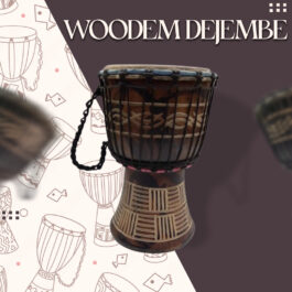 Drum (Djembe) Size Height 26cm X Top Diameter 17cm