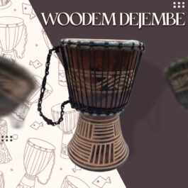 Drum (Djembe) Size Height 26cm X Top Diameter 17cm