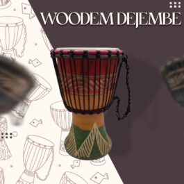 Drum (Djembe) Size Height 26cm X Top Diameter 17cm