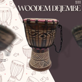 Drum (Djembe) Size Height 26cm X Top Diameter 17cm