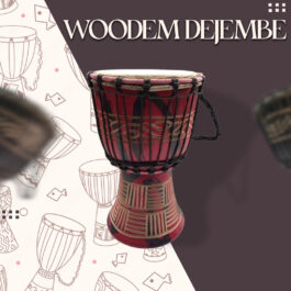 Drum (Djembe) Size Height 26cm X Top Diameter 17cm