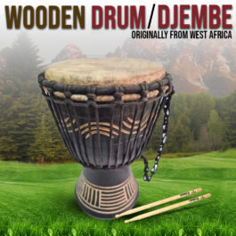 Drum (Djembe) Size Height 24cm X Top Diameter 14cm