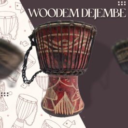 Drum (Djembe) Size Height 24cm X Top Diameter 14cm