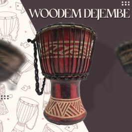 Drum (Djembe) Size Height 24cm X Top Diameter 14cm