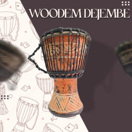 Drum (Djembe) Size Height 24cm X Top Diameter 14cm