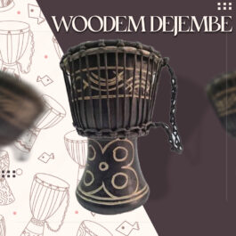 Drum (Djembe) Size Height 24cm X Top Diameter 14cm