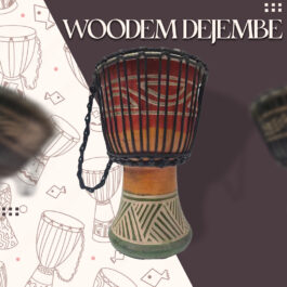 Drum (Djembe) Size Height 24cm X Top Diameter 14cm