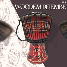 Drum (Djembe) Size Height 24cm X Top Diameter 14cm