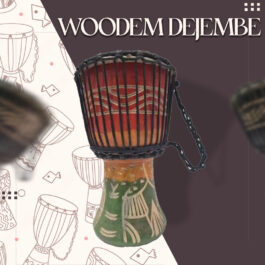 Drum (Djembe) Size Height 24cm X Top Diameter 14cm