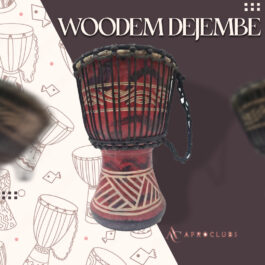 Drum (Djembe) Size Height 24cm X Top Diameter 14cm