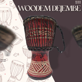 Drum (Djembe) Size Height 24cm X Top Diameter 14cm